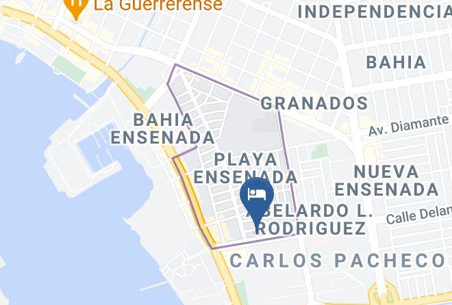 Ensenada - Motel Ensenada Inn Maps