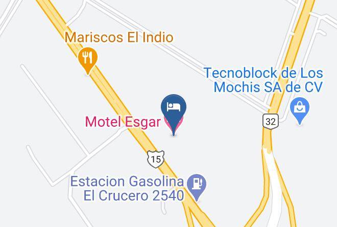 Ahome - Motel Esgar Maps