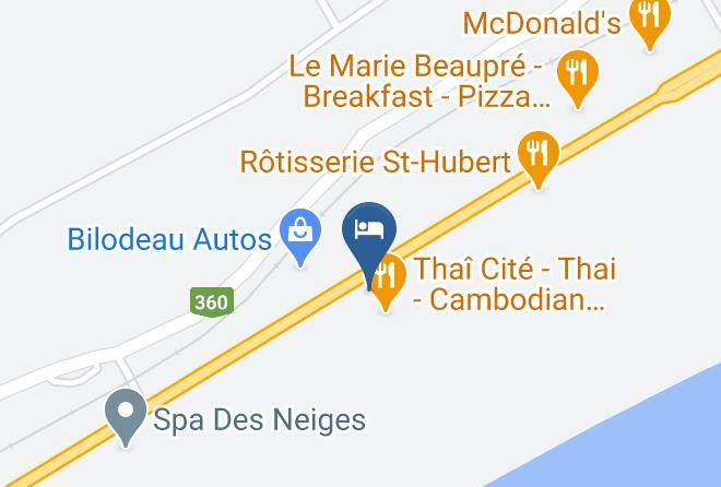 La Cote De Beaupre Regional County Municipality - Motel Et Condo Chez Charley Maps