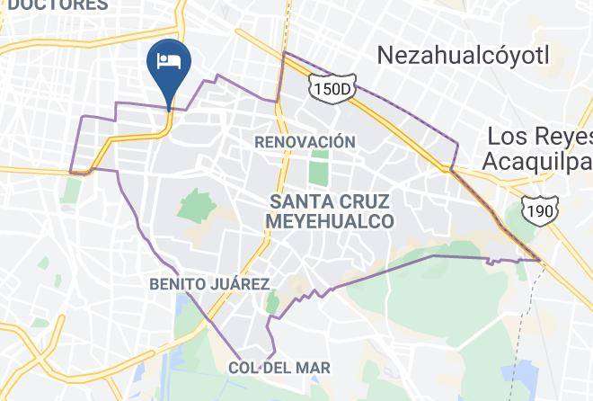 Iztapalapa - Motel Eurosuites Maps