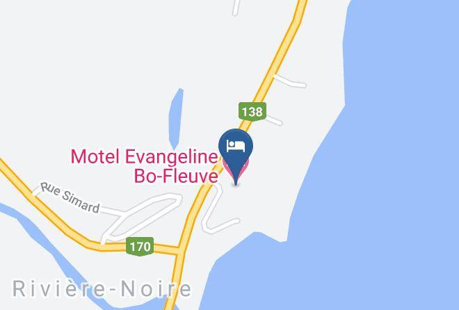 Charlevoix Est Regional County Municipality - Motel Evangeline Bo Fleuve Maps