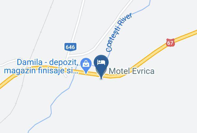 Costeti - Motel Evrica Maps