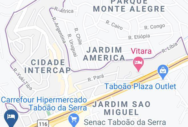 Taboao Da Serra - Motel Executive Maps