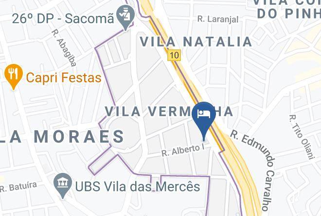 Sao Paulo Sacoma - Motel Farao's Maps