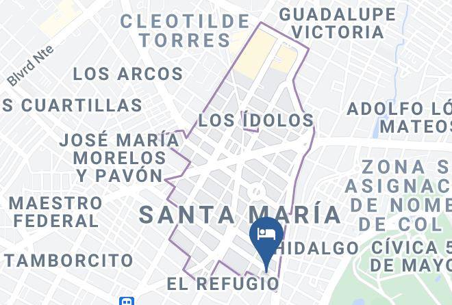 Puebla Barrio Del Refugio - Motel Faraon Maps