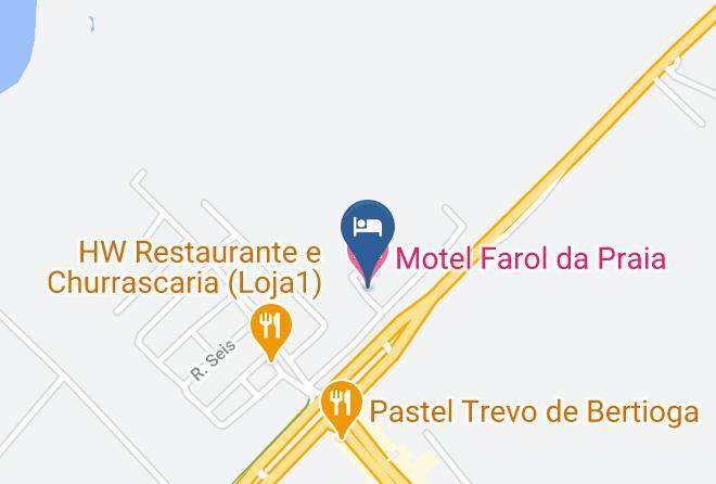 Bertioga - Motel Farol Da Praia Maps