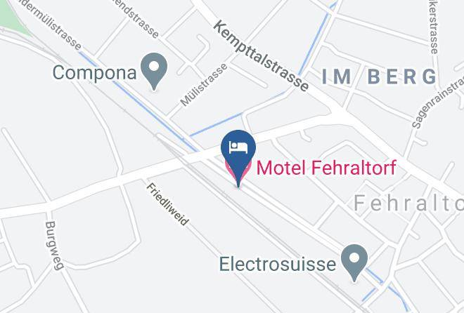 Pfaffikon - Motel Fehraltorf Maps