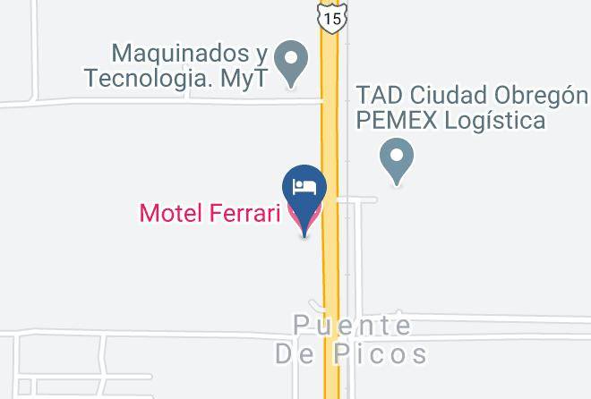 Cajeme - Motel Ferrari Maps