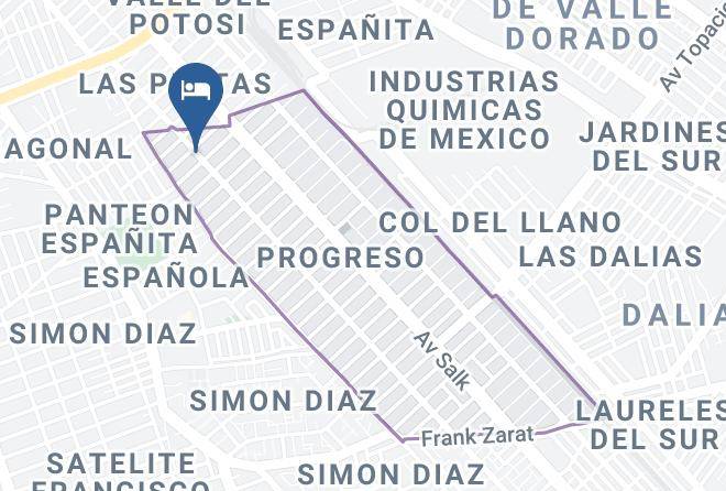 San Luis Potosi Progreso - Motel Fleming Pasion Maps