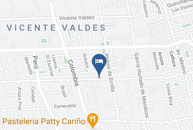 Santiago - Motel Florida Maps