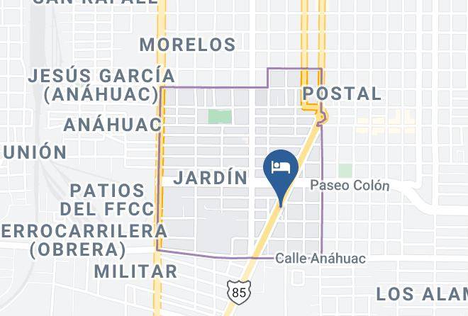 Nuevo Laredo - Motel Galaxy Maps