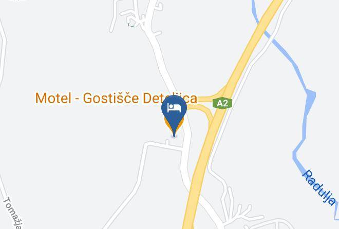 Skocjan - Motel Gostisce Deteljica Maps