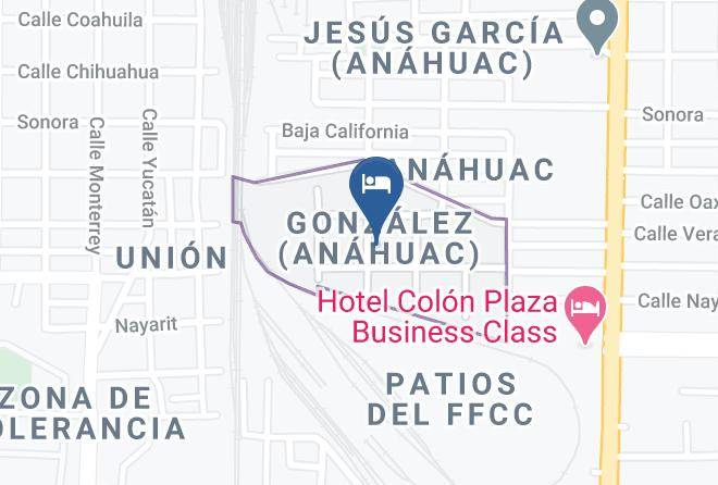 Nuevo Laredo - Motel Guanajuato Maps