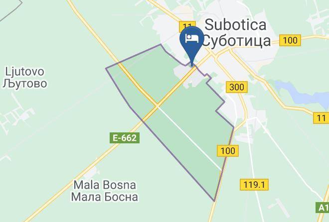 Central Serbia - Motel Hipodrom Maps