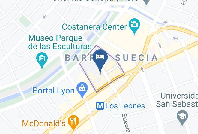 Santiago - Motel Holley Maps