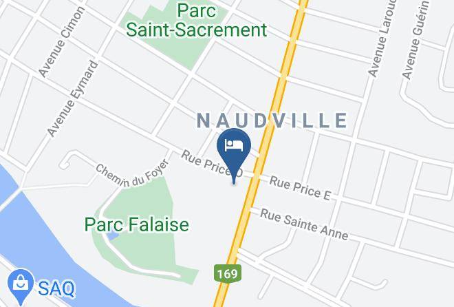 Lac Saint Jean Est Regional County Municipality - Motel Hotel Les Cascades Enr Maps