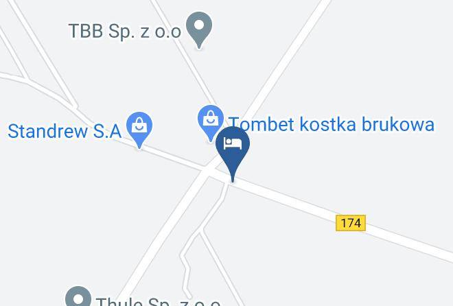 Motel Huta Szklana Map