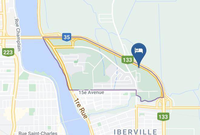 Le Haut Richelieu Regional County Municipality - Motel Iberville Maps