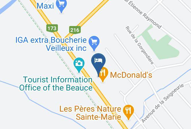 La Nouvelle Beauce Regional County Municipality - Motel Invitation Maps