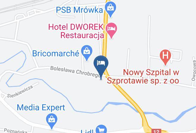Zaganski - Motel Janowski Szprotawa Maps
