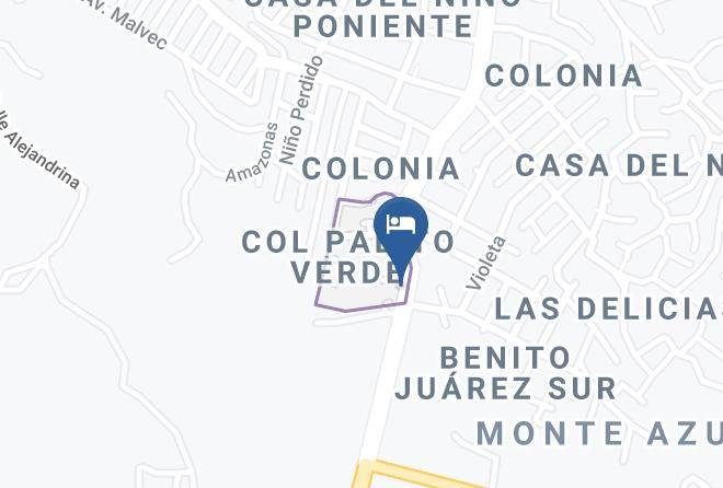 Uruapan - Motel Jardines Del Pedregal Maps