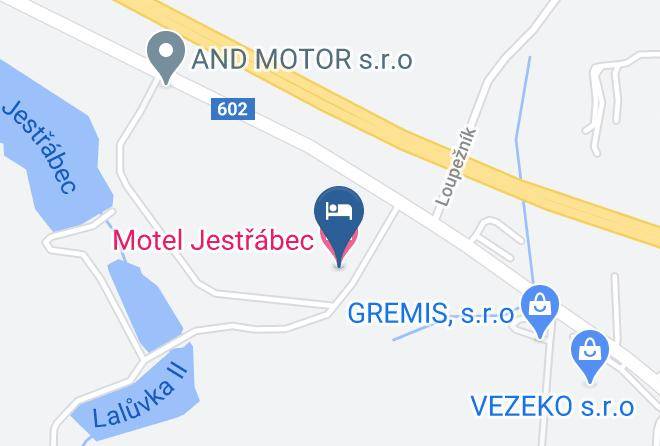 Zdar Nad Sazavou - Motel Jestrabec Maps