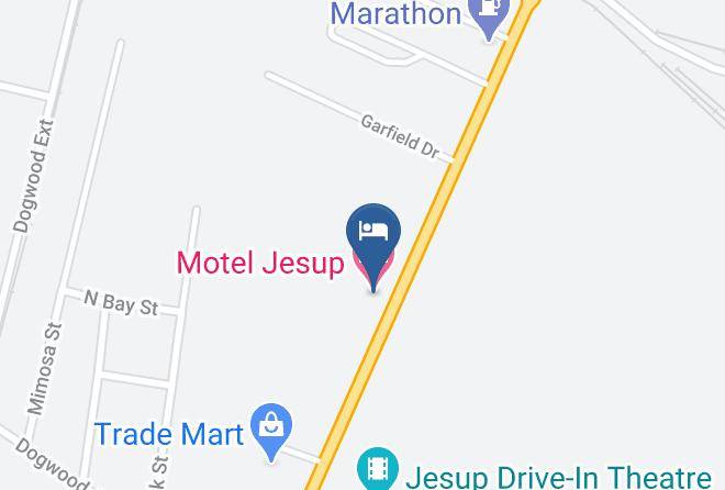 Wayne - Motel Jesup Maps
