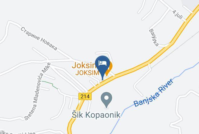 Toplica District - Motel Joksim Maps