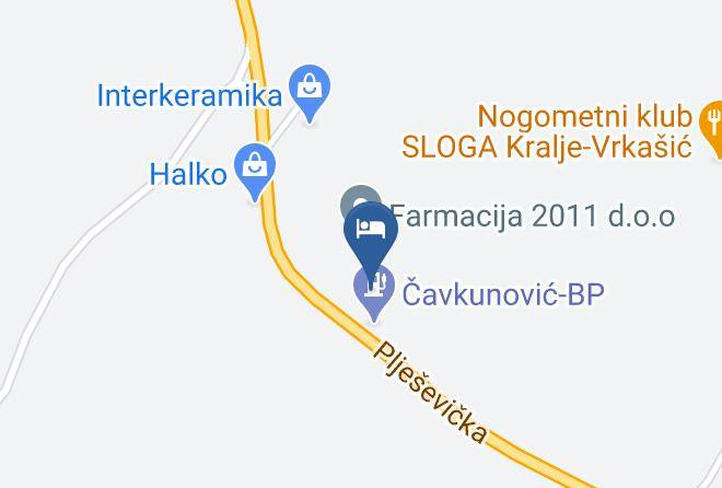 Unsko Sanski - Motel Kamenica Maps