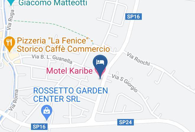 Rovigo - Motel Karibe Maps