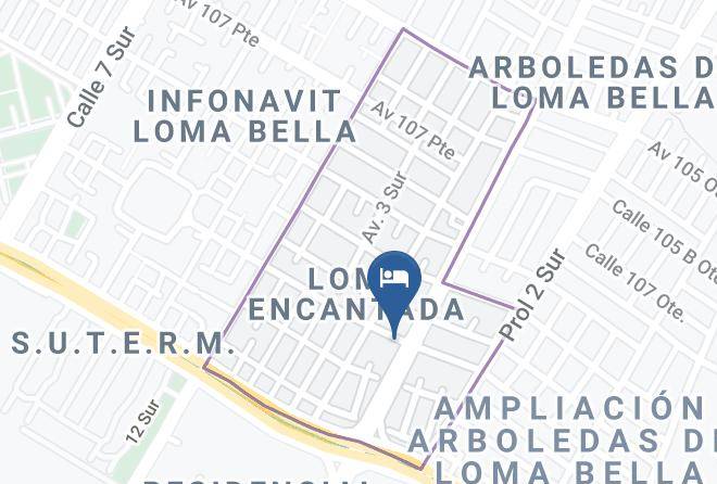 Puebla Loma Encantada - Motel Kenya Maps