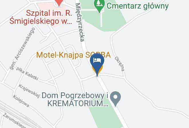 Miedzyrzecki - Motel Knajpa Sorba Maps