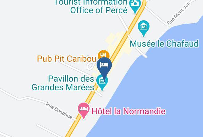 Le Rocher Perce Regional County Municipality - Motel L'eglantier Inc Maps