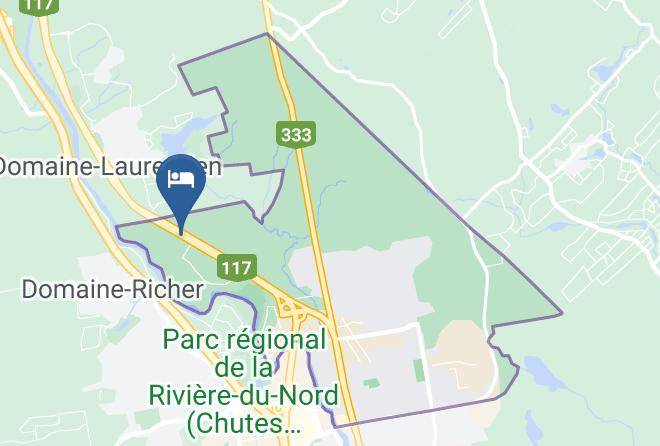 La Riviere Du Nord Regional County Municipality - Motel La Cheminee Maps