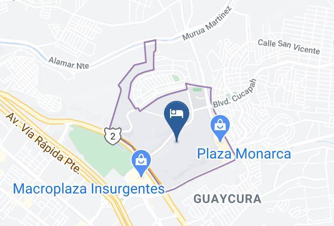 Tijuana - Motel La Escondida Y Bar Maps
