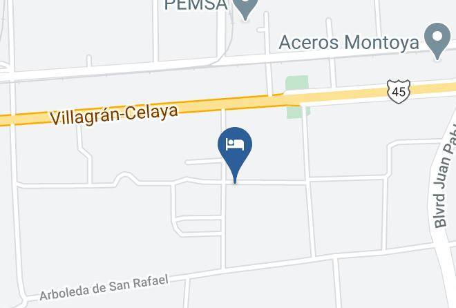 Celaya - Motel La Huerta Maps