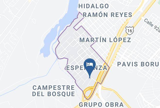 Chihuahua La Esperanza - Motel La Loma Maps