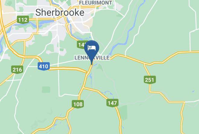 Sherbrooke - Motel La Paysanne Maps