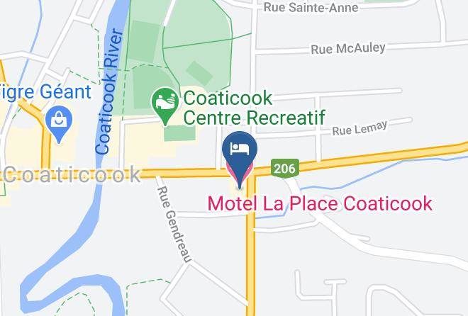 Coaticook Regional County Municipality - Motel La Place Coaticook Maps