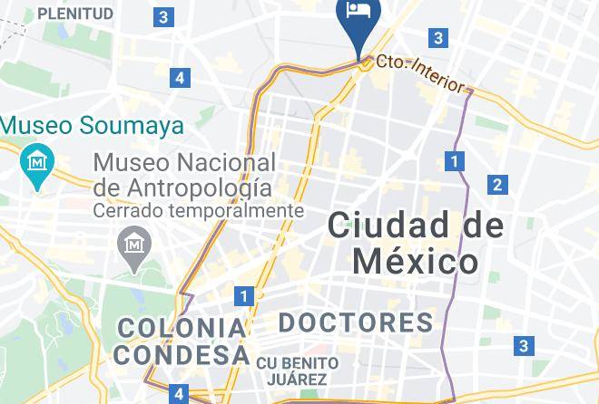 Cuauhtemoc - Motel La Raza Maps