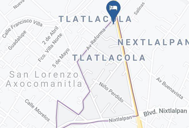 Zacatelco Municipality - Motel La Roca Maps