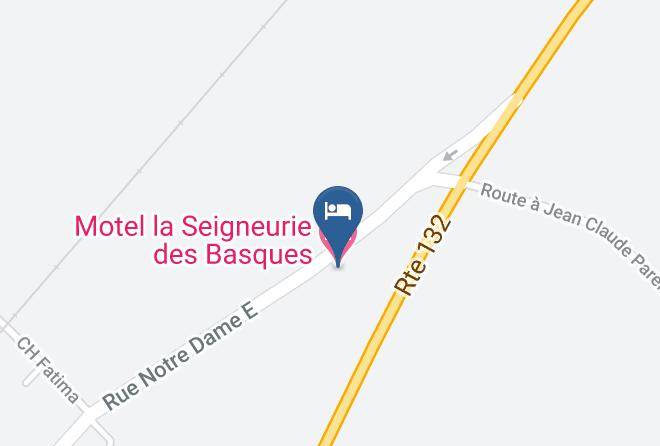 Les Basques Rcm - Motel La Seigneurie Des Basques Maps