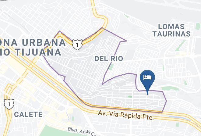 Tijuana - Motel La Siesta Maps