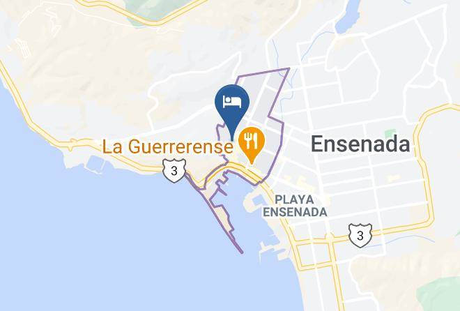 Ensenada - Motel Las Palmas Maps