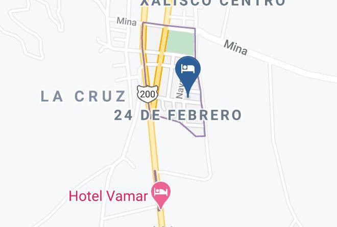 Xalisco - Motel Las Vegas Maps