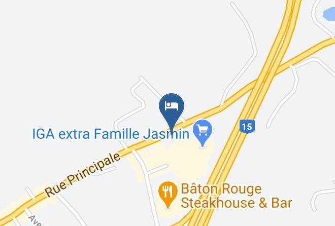 Les Pays D En Haut Regional County Municipality - Motel Le Jolibourg Maps