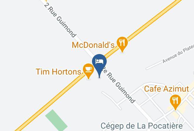 Motel Le Pocatois Map