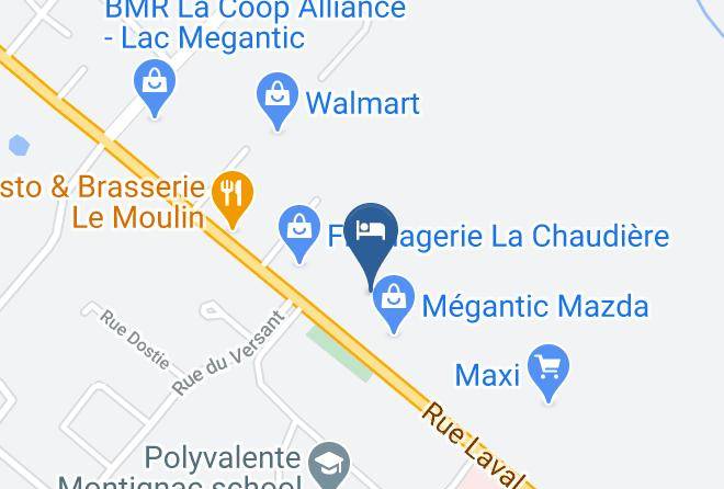 Le Granit Regional County Municipality - Motel Le Quiet Maps