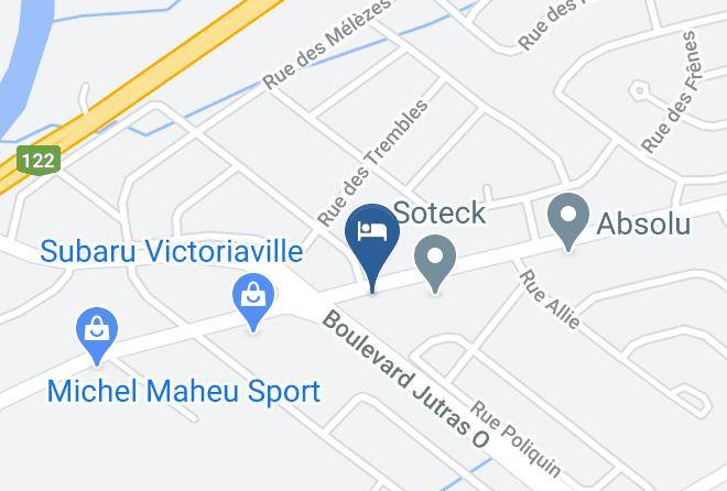 Arthabaska Regional County Municipality - Motel Le Victo Maps