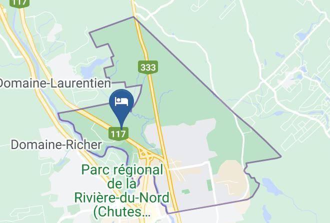 La Riviere Du Nord Regional County Municipality - Motel Le Voyageur Maps
